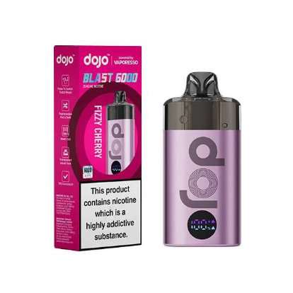 Box of 5 – 20mg Vaporesso Dojo Blast 6000 (6K Puffs) Vape Kit - Image 9