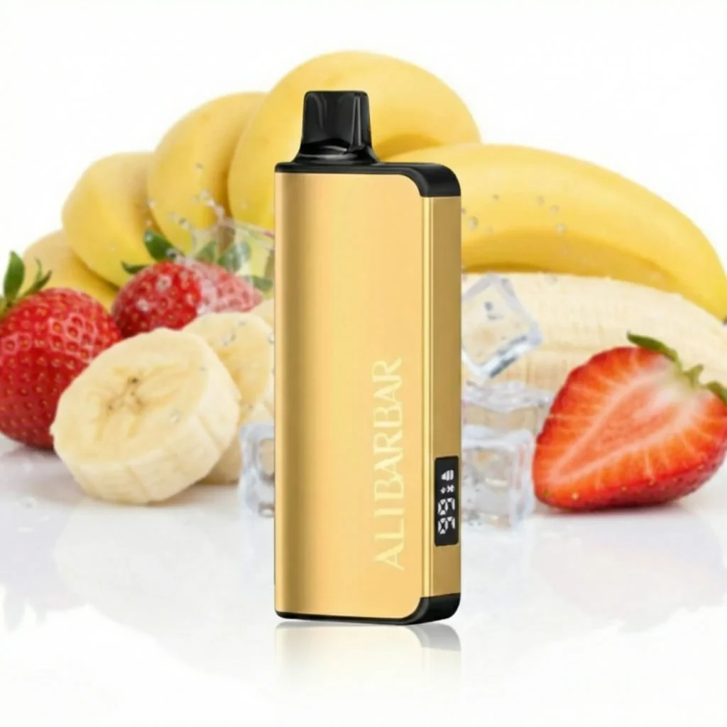 ALIBARBAR INGOT 9000 Puffs Strawnana