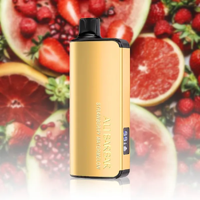 ALIBARBAR INGOT 9000 Puffs Strawberry Watermelon - Image 2
