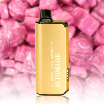 ALIBARBAR INGOT 9000 Puffs Chupa Chups Strawberry - Image 2