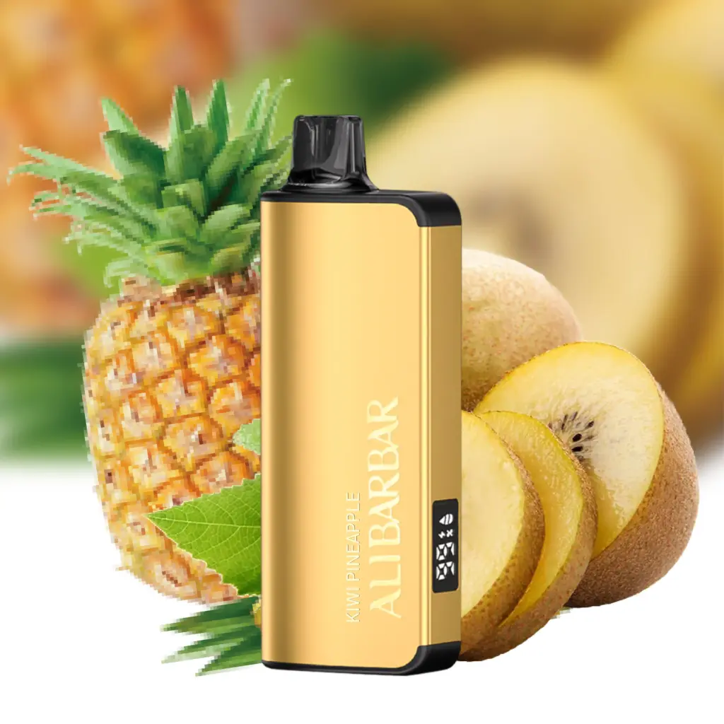 ALIBARBAR INGOT 9000 Puffs Kiwi Pineapple - Image 2