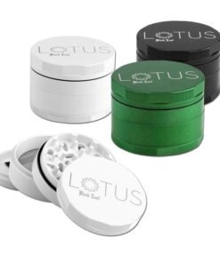 Black Leaf Lotus Grinder 4-part
