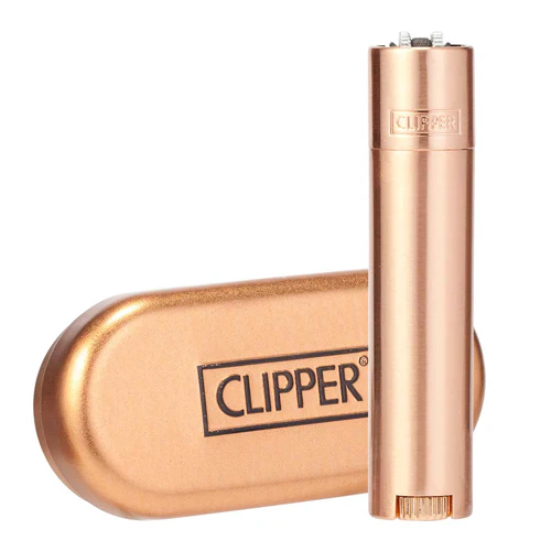 Clipper Metal Flint Lighter – Rose Gold (Limited Edition)