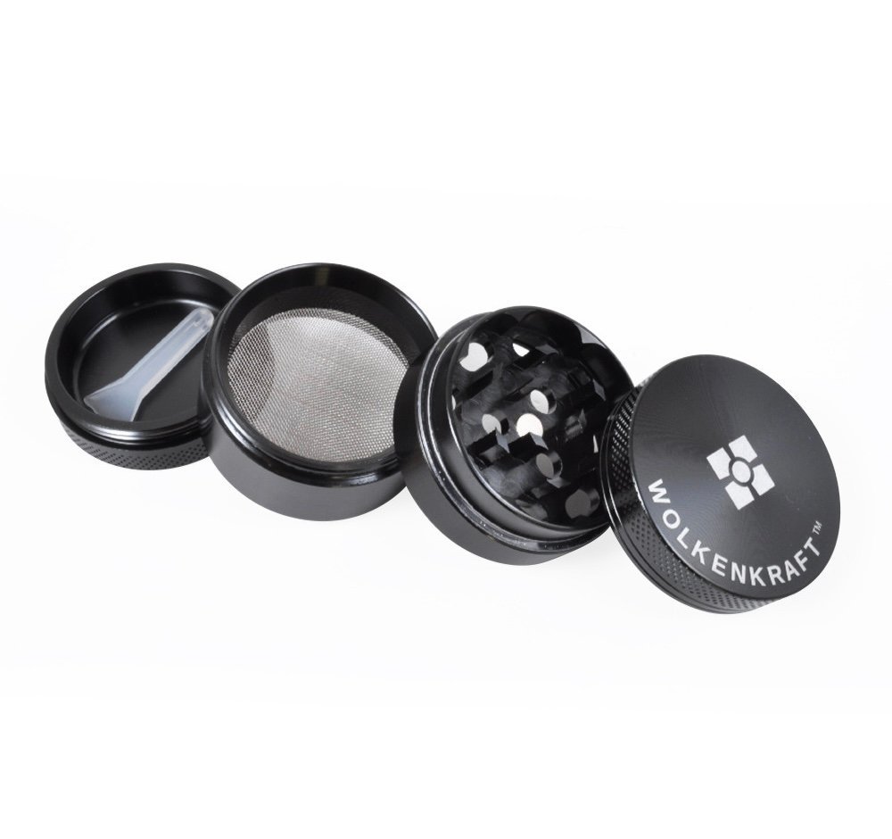 Wolkenkraft Aluminium Grinder 40mm – Black - Image 2