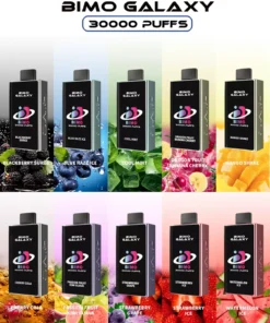 Alternative view of BIMO Galaxy 30000 Puffs – Blackberry Surge