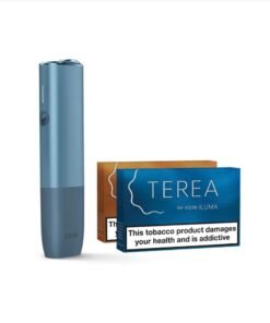 IQOS ILUMA One Kit  Azure Blue & Two Packs of Terea
