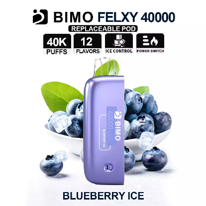 BIMO Felxy 40000 Kit – Blueberry Ice - Image 3