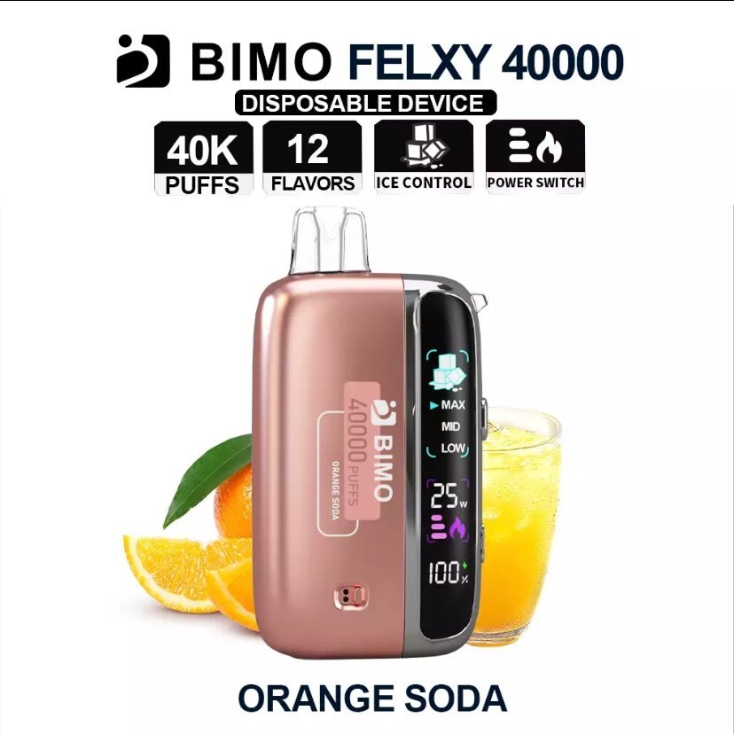 BIMO Felxy 40000 Pod – Orange Soda - Image 3