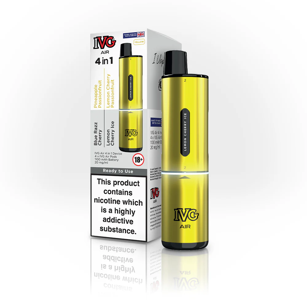 IVG AIR 4 IN 1 YELLOW STARTER KIT - Image 2