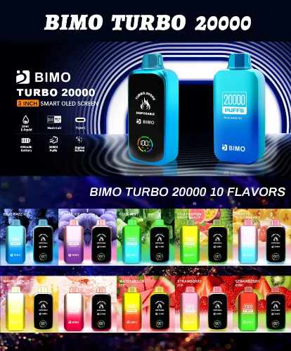 BIMO Turbo 20000 Puffs – 10 Pack - Image 2