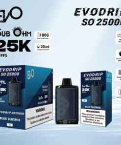 BLUE SLUSHIE EVODRIP SO25000 DISPOSABLE ( 5-PACK)