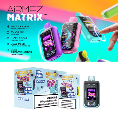 Airmez Matrix Pro 30000 Puffs – Strawberry Mango - Image 2