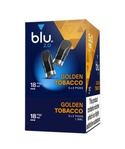 Alternative view of Blu 2.0 Golden Tobacco E Liquid Pods – 5 Boxes
