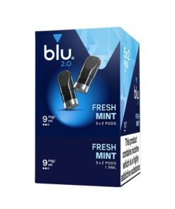 Blu 2.0 Fresh Mint E Liquid Pods – 5 Boxes