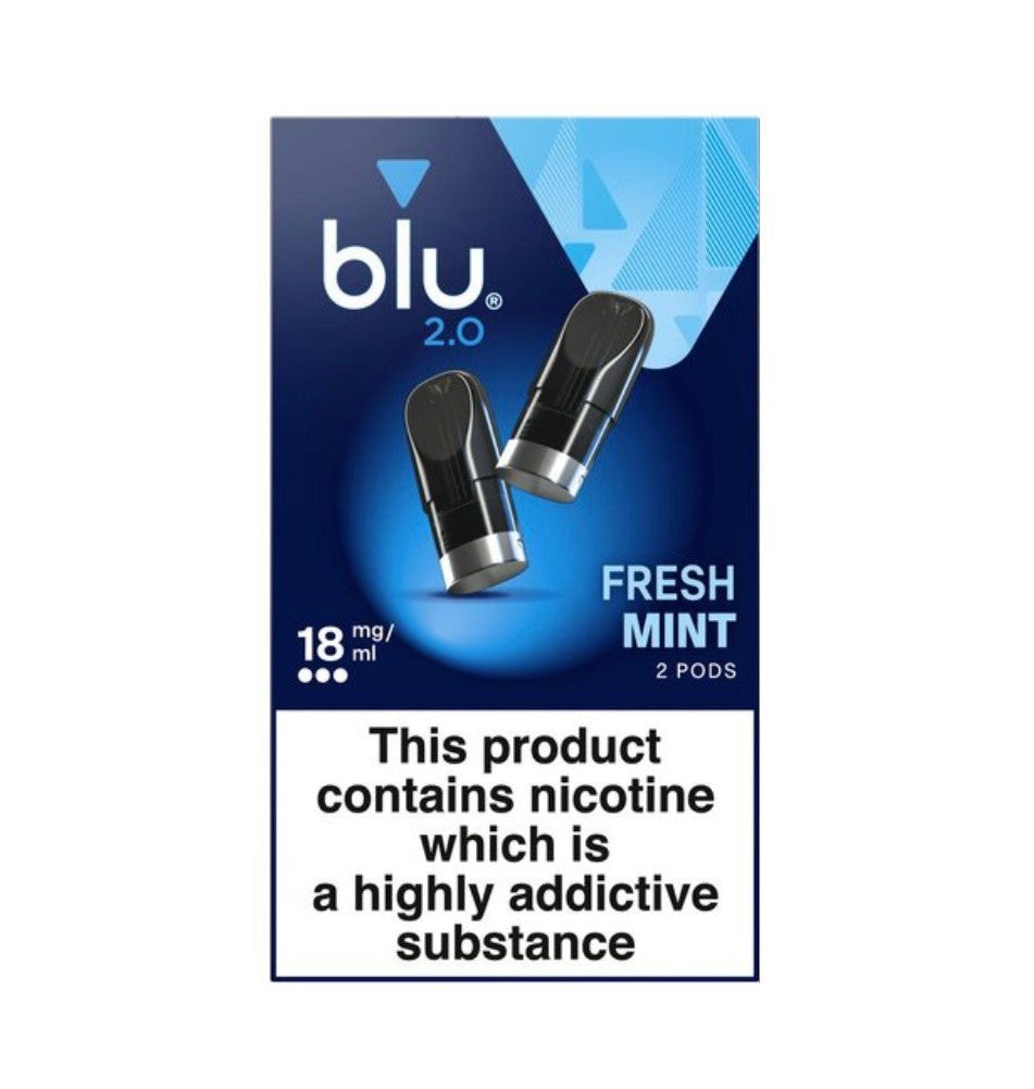 Blu 2.0 Fresh Mint E Liquid Pods – 2 Pack