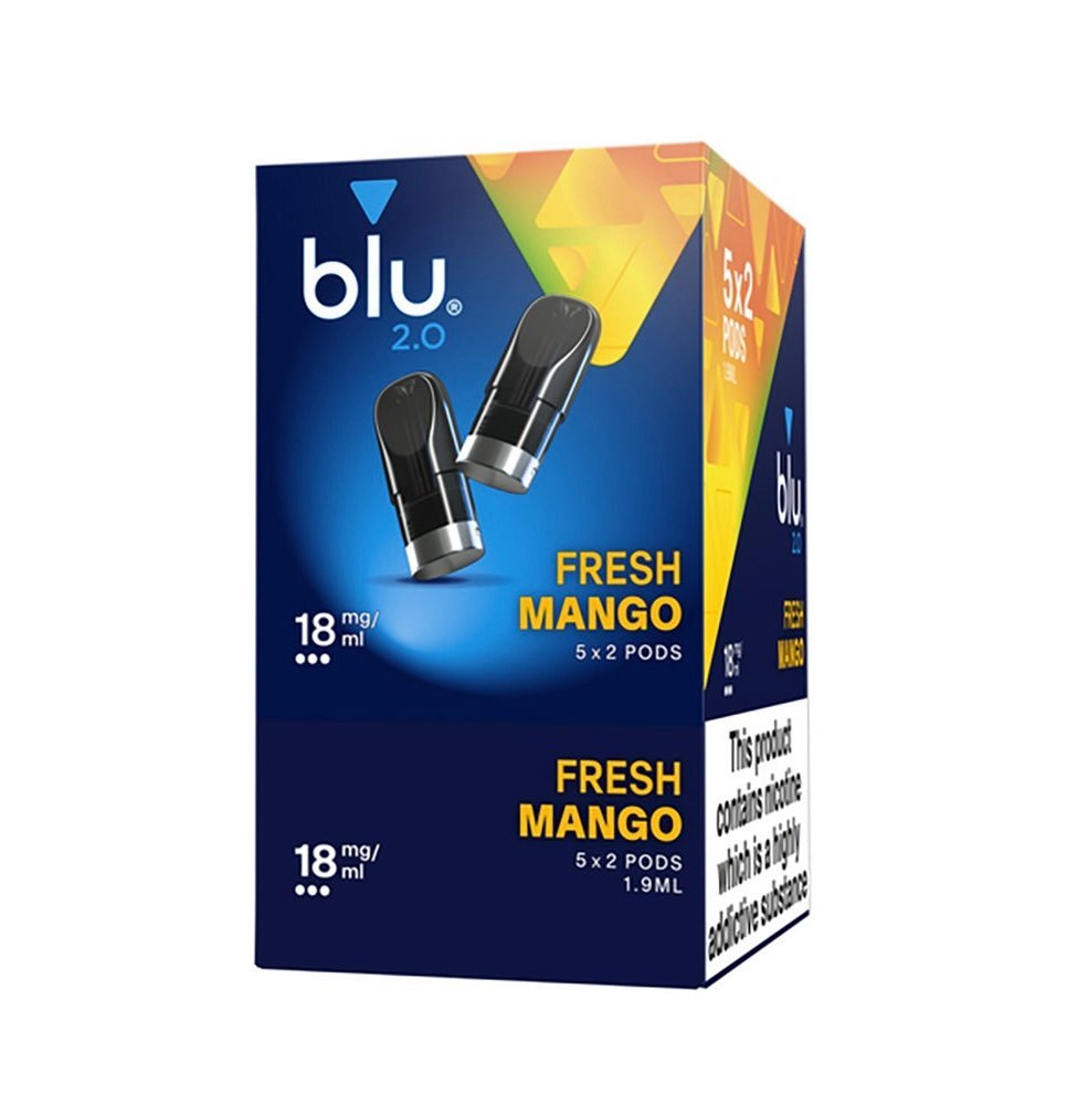 Blu 2.0 Fresh Mango E Liquid Pods – 5 Boxes - Image 2