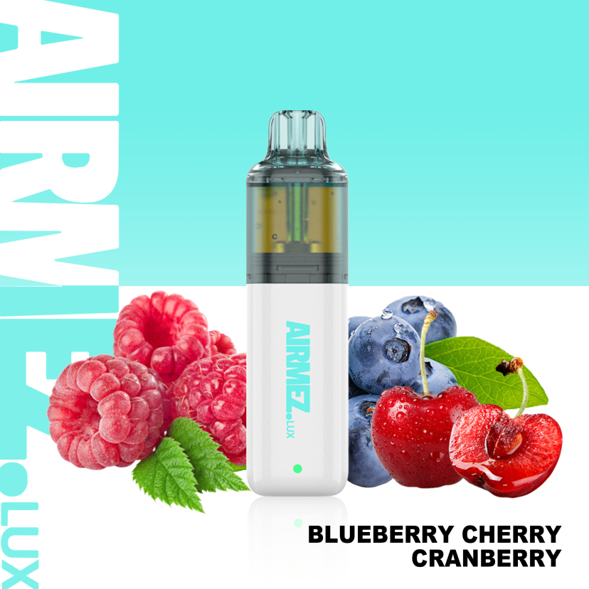 Airmez Lux 12K Blueberry Cherry Cranberry Prefilled Vape Kit