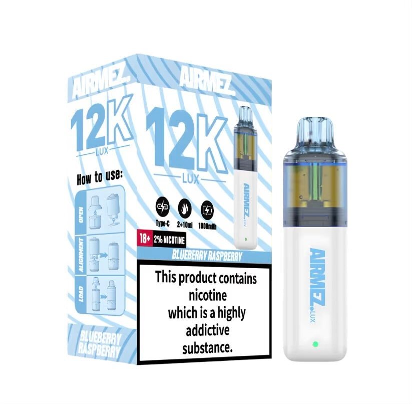Airmez Lux 12000 Puffs Blueberry Raspberry - Image 2