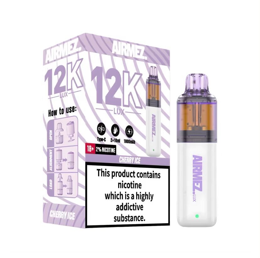 Airmez Lux 12000 Puffs Cherry Ice - Image 2