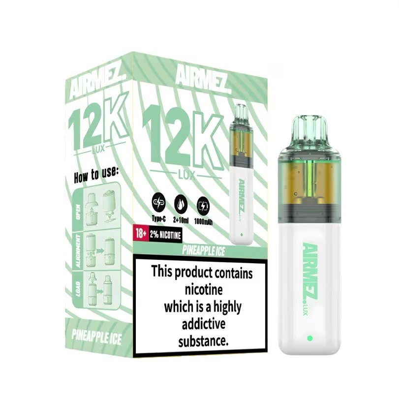 Airmez Lux 12K Pineapple Ice Prefilled Vape Kit - Image 2