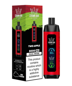 AL FAKHER Crown Bar Pro 8000 Puffs Two Apple Disposable