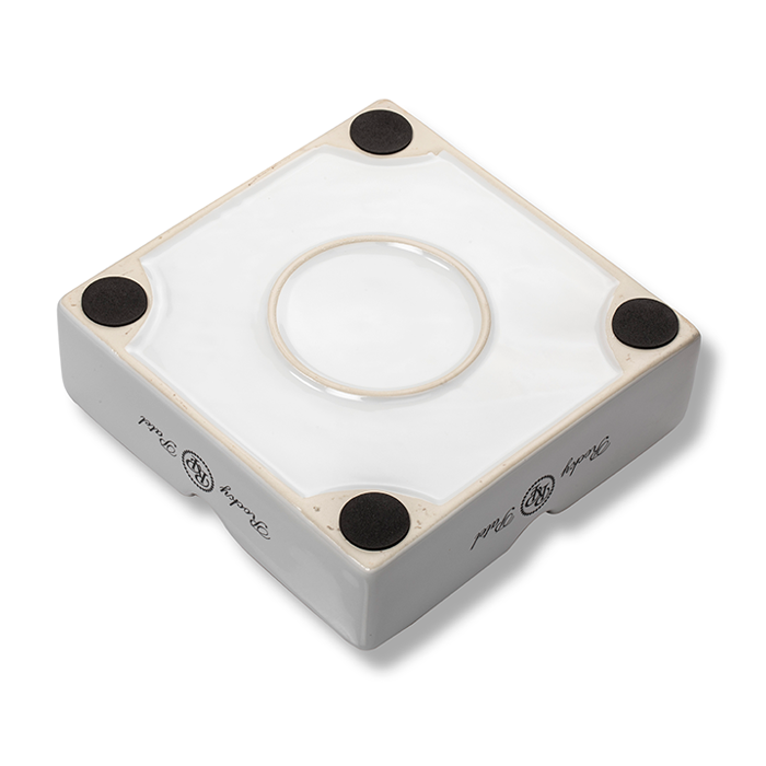 ROCKY PATEL PEARL SQUARE CERAMIC ASHTRAY - Image 2