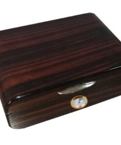 40 Stick Macassar High Gloss Humidor With Rounded Edges