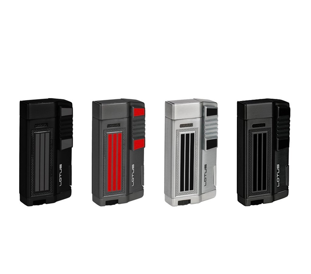 Lotus 55 Droid Double Flame Torch Lighter and Punch Cutter