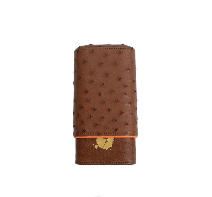 El Septimo Ostrich Three Cigar Holder - Image 2