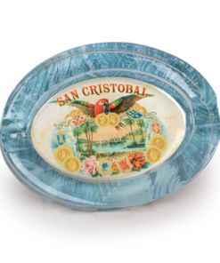 San Cristobal Oval Crystal Ashtray