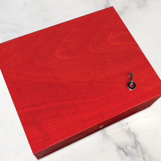 Elie Bleu Fruit Red Sycamore Humidor - Image 3