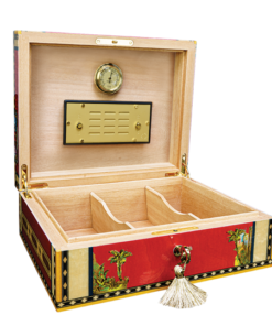 Alternative view of Elie Bleu Flor de Alba Red Sycamore Humidor