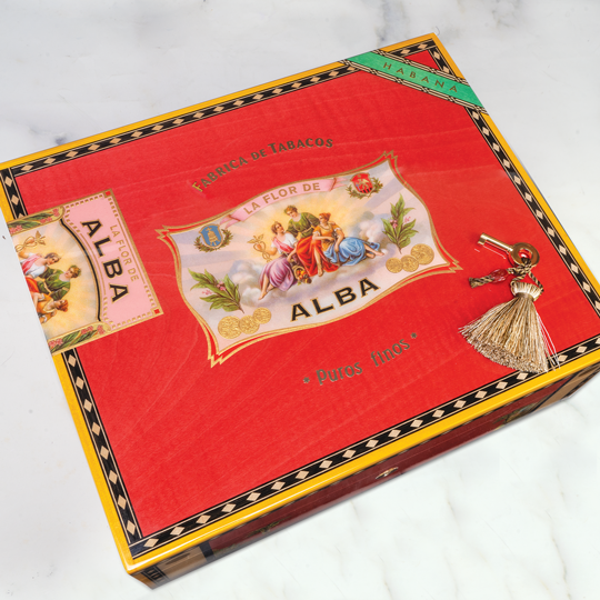 Elie Bleu Flor de Alba Red Sycamore Humidor - Image 3