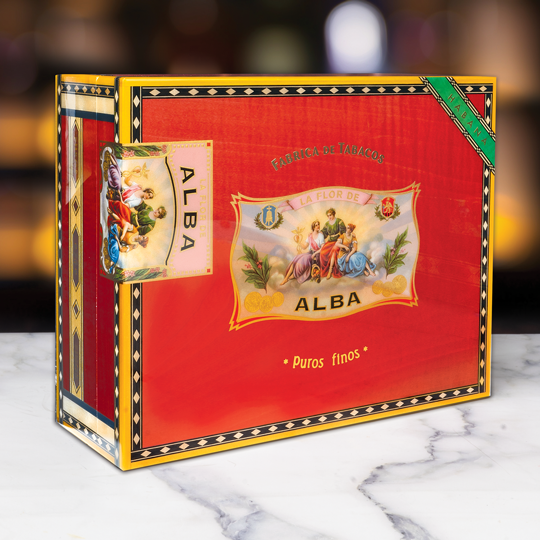Elie Bleu Flor de Alba Red Sycamore Humidor - Image 4