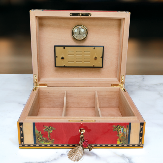 Elie Bleu Flor de Alba Red Sycamore Humidor - Image 5