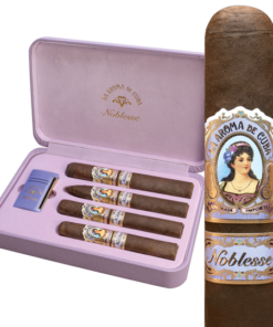 La Aroma de Cuba Noblesse 4-Cigar + ST Dupont Gift Set