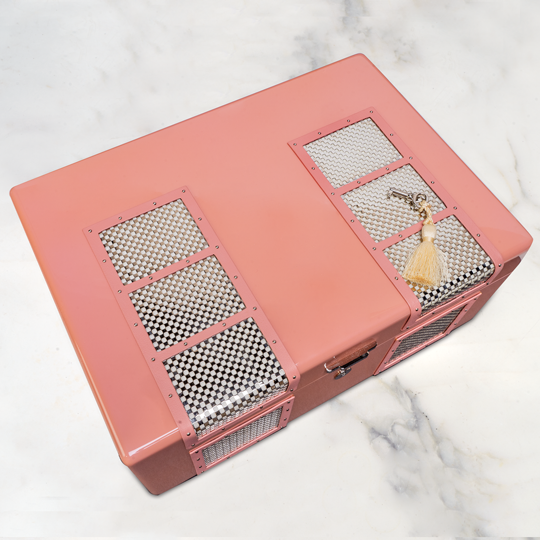 Ashton Retro 1950’s Metallic Pink Humidor - Image 3