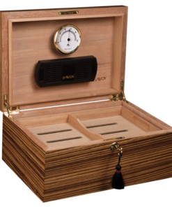 Alternative view of Savoy Zebrawood Humidor