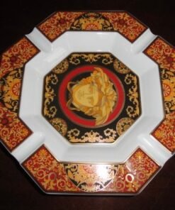 Versace Porcelain Medusa Ashtray 9”
