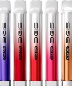 Alternative view of SKE Crystal 600 Pro pod vape kit 10-pack
