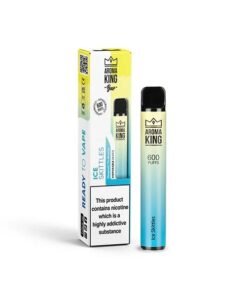 10mg Aroma King Bar 600 Disposable Vape Ice Skittles