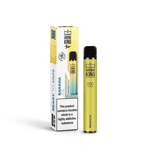 Aroma King Bar 600 Disposable Vape Banana Ice