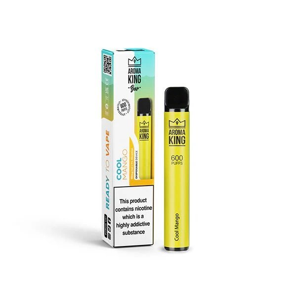 10mg Aroma King Bar 600 Disposable Vape Cool Mango