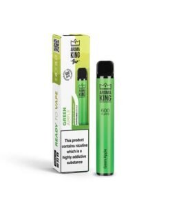 10mg Aroma King Bar 600 Disposable Vape Green Apple