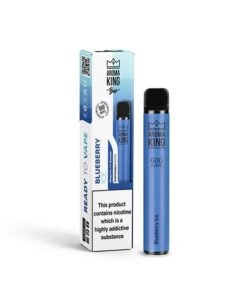10mg Aroma King Bar 600 Disposable Vape Blueberry Ice