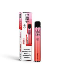 10mg Aroma King Bar 600 Disposable Vape Berry Peach