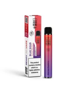 10mg Aroma King Bar 600 Disposable Vape Blue Sour Raspberry