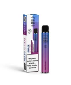 10mg Aroma King Bar 600 Disposable Vape Grape Energy