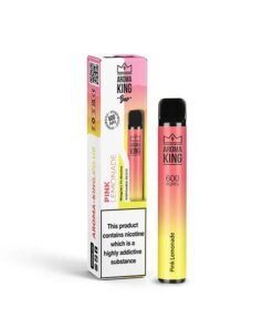 10mg Aroma King Bar 600 Disposable Vape Pink Lemonade