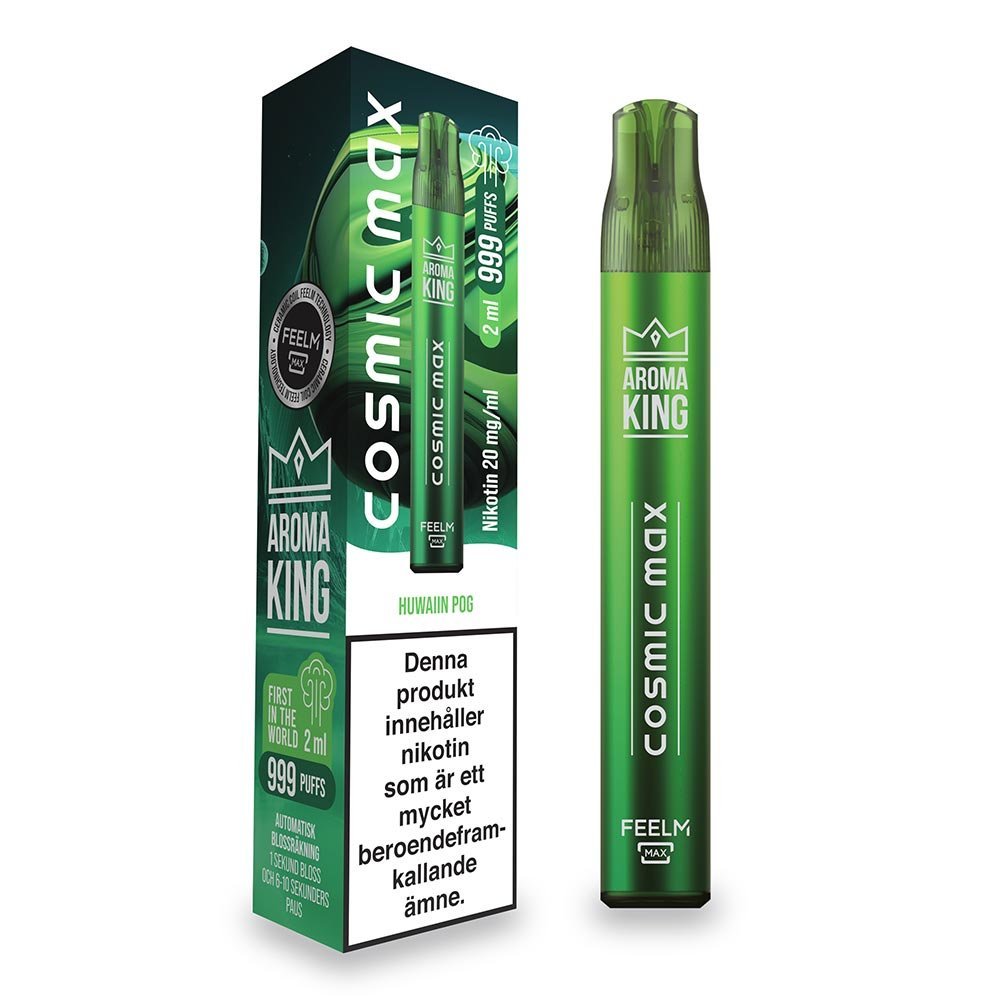 Aroma King Cosmic Max Mesh Disposable Vape 20mg (999 Puffs) – Cosmic Hawaiin Pog